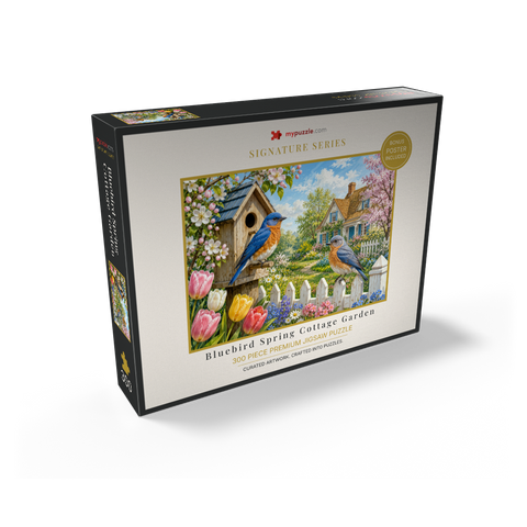 Bluebird Spring Cottage Garden 300 Jigsaw Puzzle box view2