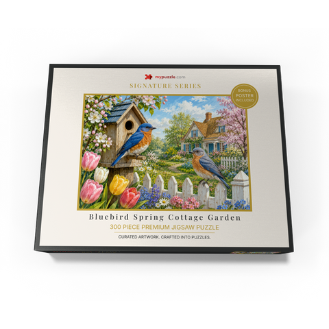 Bluebird Spring Cottage Garden 300 Jigsaw Puzzle box view3