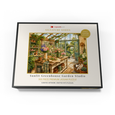 Sunlit Greenhouse Garden Studio 300 Jigsaw Puzzle box view3