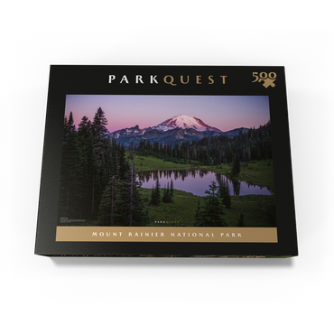 Mount Rainier National Park: Tipsoo Lake 500 Jigsaw Puzzle box view3