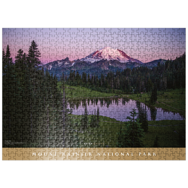 puzzleplate Mount Rainier National Park: Tipsoo Lake 500 Jigsaw Puzzle