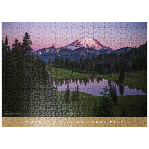 puzzleplate Mount Rainier National Park: Tipsoo Lake 500 Jigsaw Puzzle