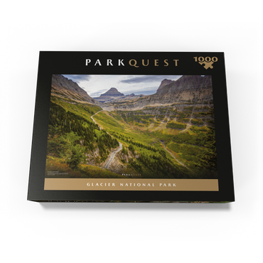 Glacier National Park: Going-to-the-Sun Road 1000 Jigsaw Puzzle box view3