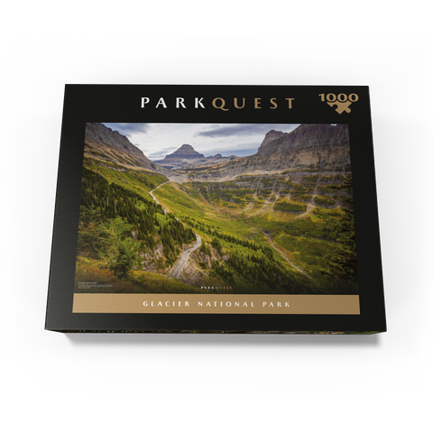 Glacier National Park: Going-to-the-Sun Road 1000 Jigsaw Puzzle box view3