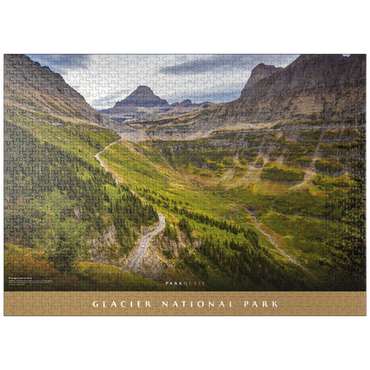puzzleplate Glacier National Park: Going-to-the-Sun Road 1000 Jigsaw Puzzle