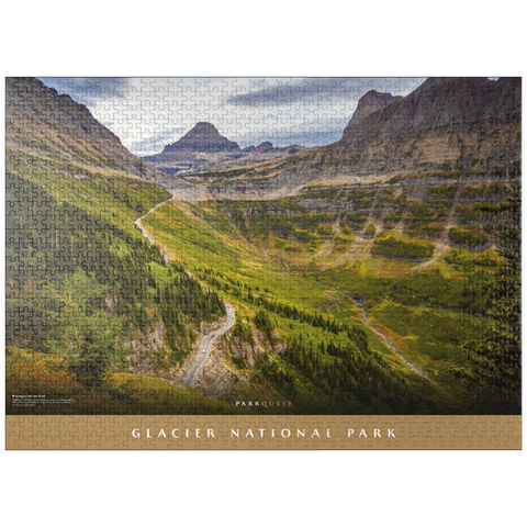 puzzleplate Glacier National Park: Going-to-the-Sun Road 1000 Jigsaw Puzzle