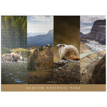 puzzleplate Sights of Glacier National Park 1000 Jigsaw Puzzle