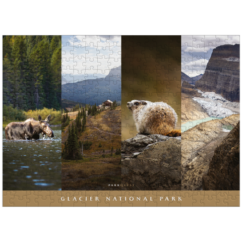 puzzleplate Sights of Glacier National Park 300 Jigsaw Puzzle