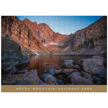 puzzleplate Rocky Mountain National Park: Chasm Lake 300 Jigsaw Puzzle
