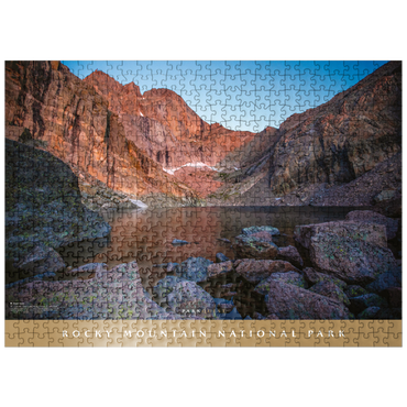 puzzleplate Rocky Mountain National Park: Chasm Lake 500 Jigsaw Puzzle