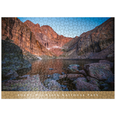 puzzleplate Rocky Mountain National Park: Chasm Lake 500 Jigsaw Puzzle