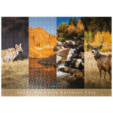 puzzleplate Sights of Rocky Mountain National Park 500 Jigsaw Puzzle