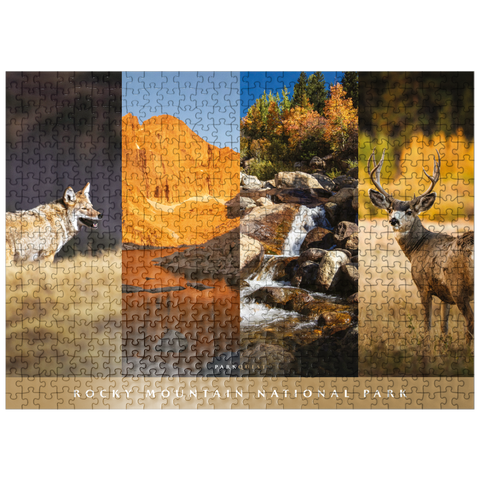 puzzleplate Sights of Rocky Mountain National Park 500 Jigsaw Puzzle