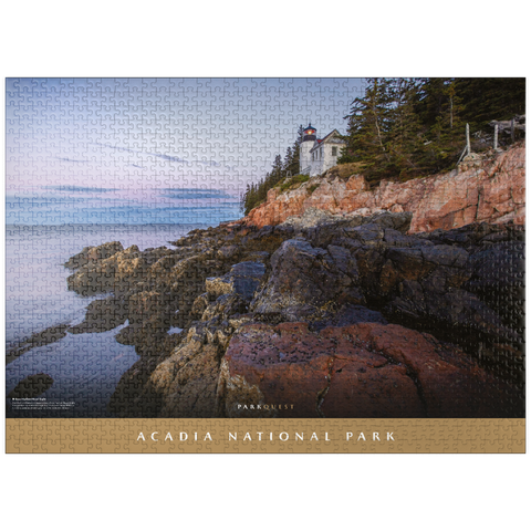 puzzleplate Acadia National Park: Bass Harbor Head Light 1000 Jigsaw Puzzle