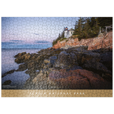 puzzleplate Acadia National Park: Bass Harbor Head Light 500 Jigsaw Puzzle