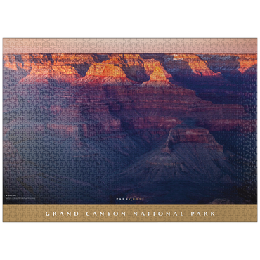 puzzleplate Grand Canyon National Park: Mather Point 1000 Jigsaw Puzzle