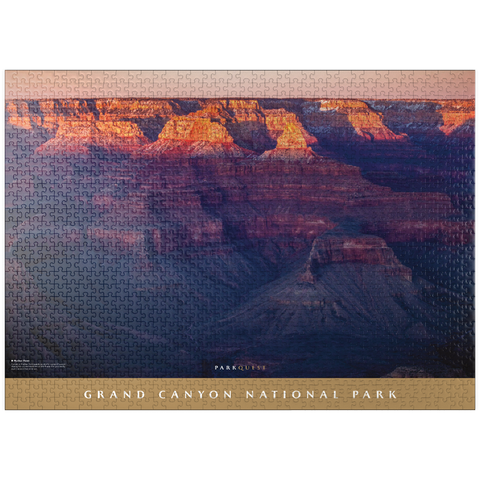 puzzleplate Grand Canyon National Park: Mather Point 1000 Jigsaw Puzzle