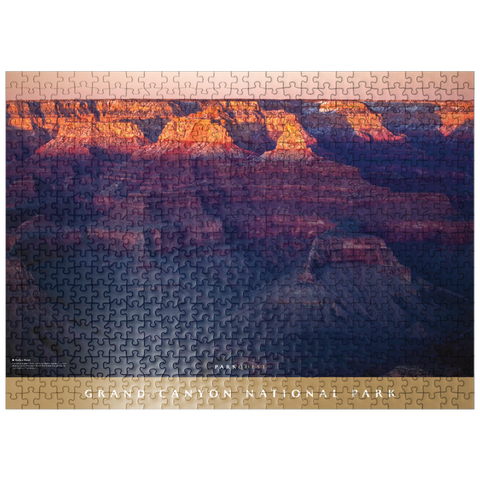 puzzleplate Grand Canyon National Park: Mather Point 500 Jigsaw Puzzle