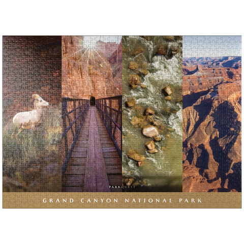 puzzleplate Sights of Grand Canyon National Park 1000 Jigsaw Puzzle