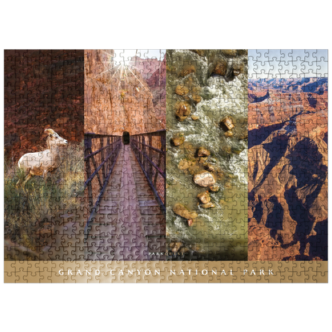 puzzleplate Sights of Grand Canyon National Park 500 Jigsaw Puzzle