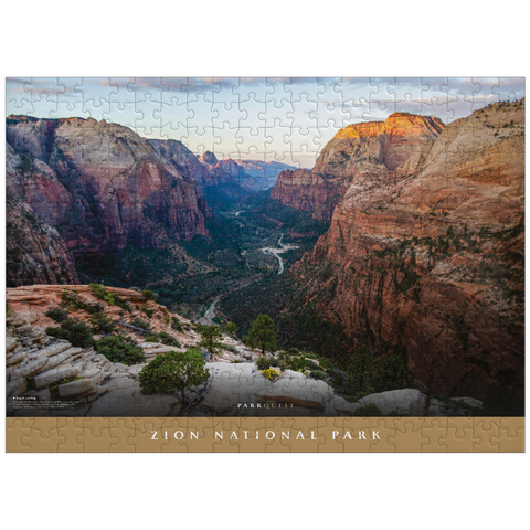 puzzleplate Zion National Park: Angels Landing 300 Jigsaw Puzzle