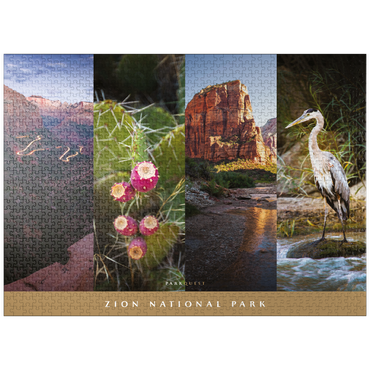 puzzleplate Sights of Zion National Park 1000 Jigsaw Puzzle