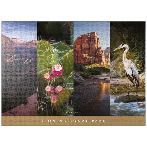 puzzleplate Sights of Zion National Park 1000 Jigsaw Puzzle