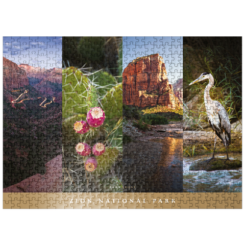 puzzleplate Sights of Zion National Park 500 Jigsaw Puzzle