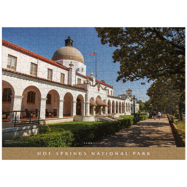 puzzleplate Hot Springs National Park: Bathhouse Row 300 Jigsaw Puzzle