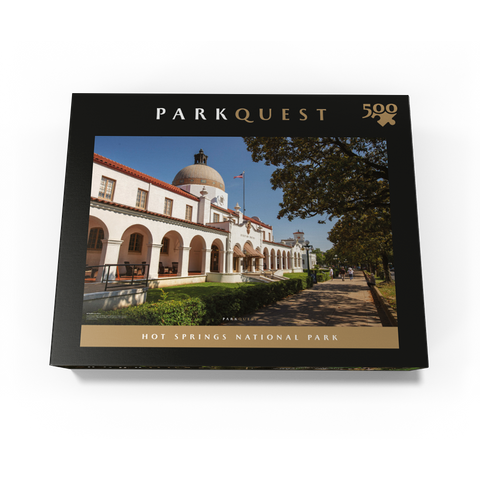 Hot Springs National Park: Bathhouse Row 500 Jigsaw Puzzle box view3