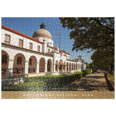 puzzleplate Hot Springs National Park: Bathhouse Row 500 Jigsaw Puzzle