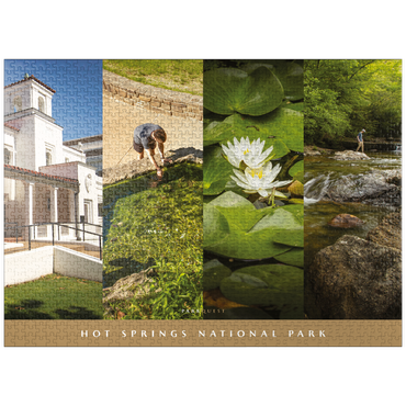puzzleplate Sights of Hot Springs National Park 1000 Jigsaw Puzzle