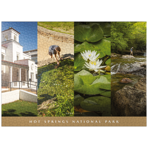 puzzleplate Sights of Hot Springs National Park 1000 Jigsaw Puzzle