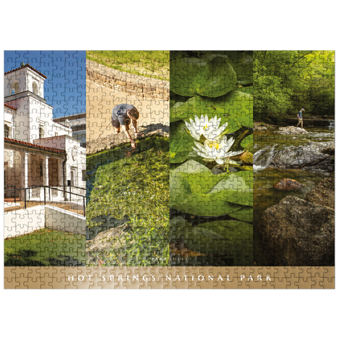 puzzleplate Sights of Hot Springs National Park 500 Jigsaw Puzzle