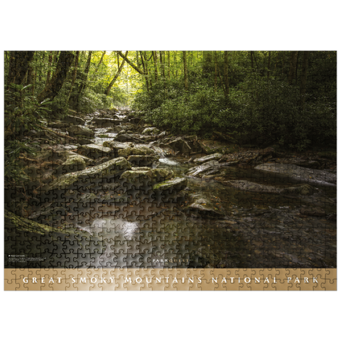 puzzleplate Great Smoky Mountains National Park: Alum Cave Creek 500 Jigsaw Puzzle