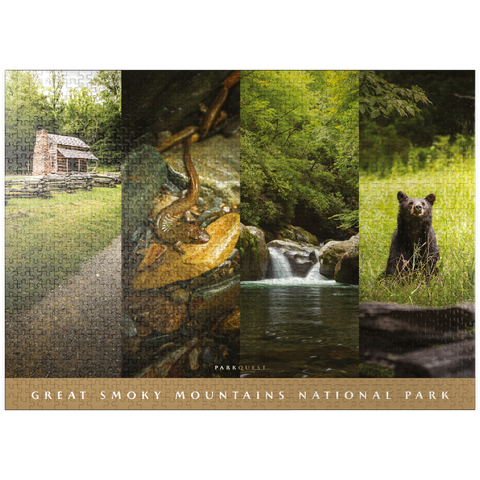 puzzleplate Sights of Great Smoky Mountains National Park 1000 Jigsaw Puzzle