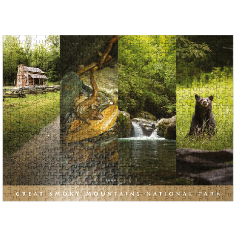puzzleplate Sights of Great Smoky Mountains National Park 500 Jigsaw Puzzle
