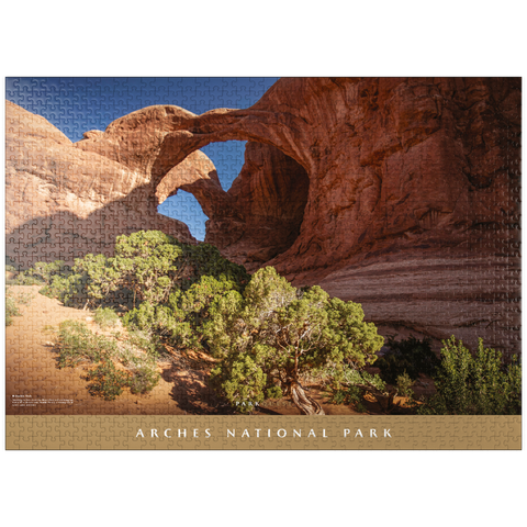 puzzleplate Arches National Park: Double Arch 1000 Jigsaw Puzzle
