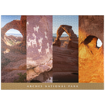 puzzleplate Sights of Arches National Park 1000 Jigsaw Puzzle