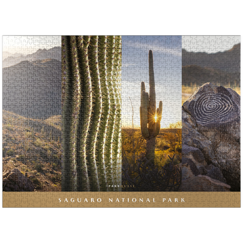puzzleplate Sights of Saguaro National Park 1000 Jigsaw Puzzle