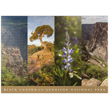 puzzleplate Sights of Black Canyon of the Gunnison National Park 1000 Jigsaw Puzzle