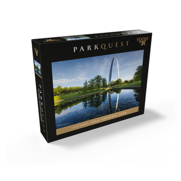 Gateway Arch National Park: Reflection Pool 1000 Jigsaw Puzzle box view2