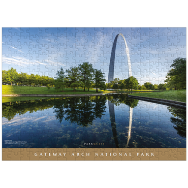 puzzleplate Gateway Arch National Park: Reflection Pool 300 Jigsaw Puzzle