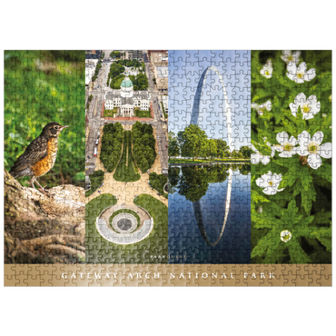 puzzleplate Sights of Gateway Arch National Park 500 Jigsaw Puzzle
