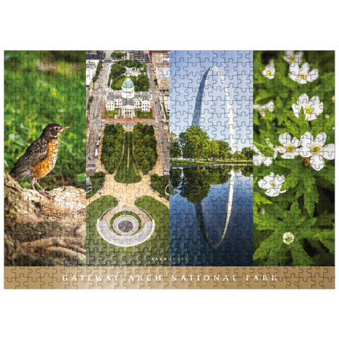 puzzleplate Sights of Gateway Arch National Park 500 Jigsaw Puzzle