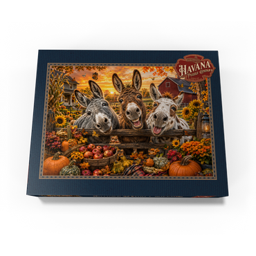 Autumn Donkey Mischief 300 Jigsaw Puzzle box view3