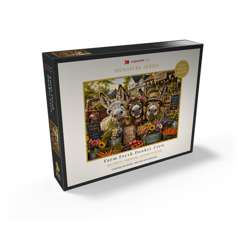 Farm Fresh Donkey Crew 300 Jigsaw Puzzle box view2