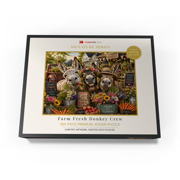 Farm Fresh Donkey Crew 300 Jigsaw Puzzle box view3