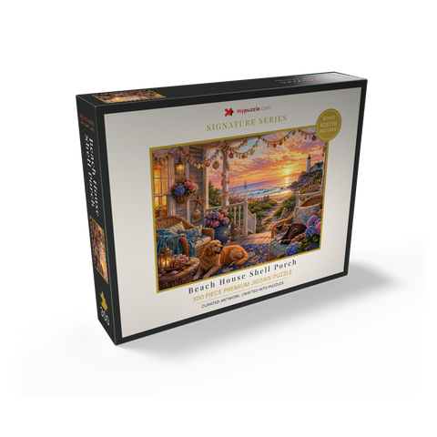Beach House Shell Porch 300 Jigsaw Puzzle box view2