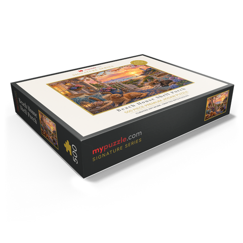 Beach House Shell Porch 500 Jigsaw Puzzle box view1